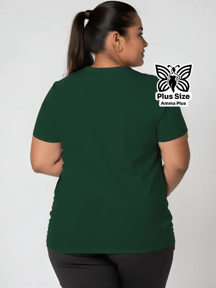Blusa Estampada Símbolo Infinito Corações Plus Size - Amma Plus