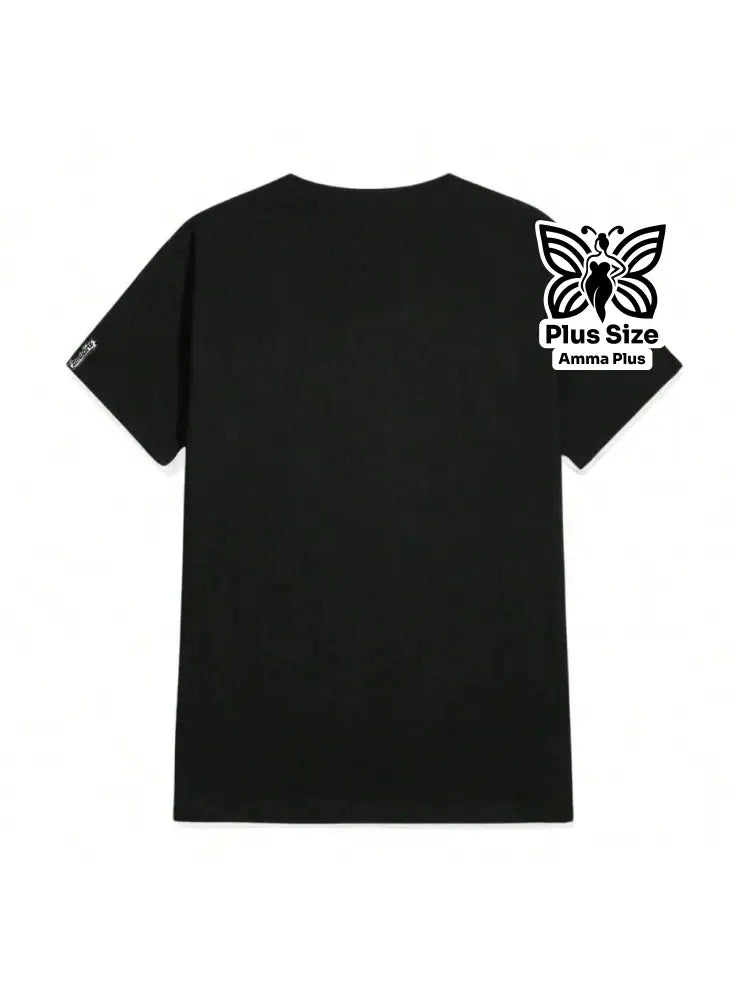 Blusa Oversized Estampa Coração Animal Print Plus Size - Amma Plus