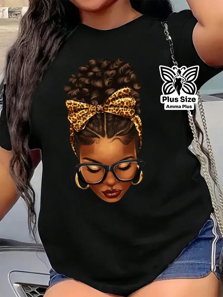 Blusa Estampada Mulher Estilo Afro Plus Size - Amma Plus