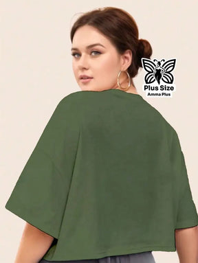 Blusa Oversize Estampada New York Casual Plus Size - Amma Plus