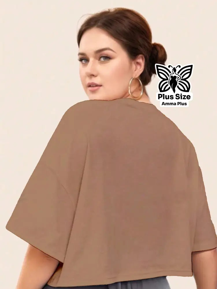 Blusa Oversize Estampada New York Casual Plus Size - Amma Plus